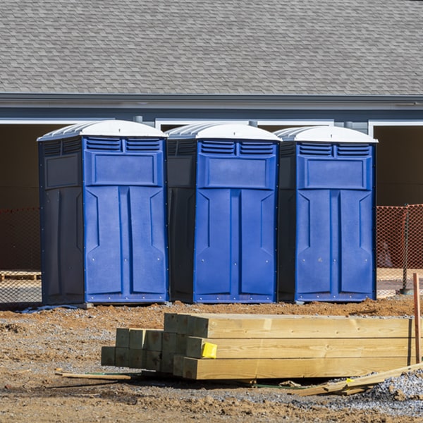 are there any restrictions on where i can place the portable toilets during my rental period in Jayton Texas